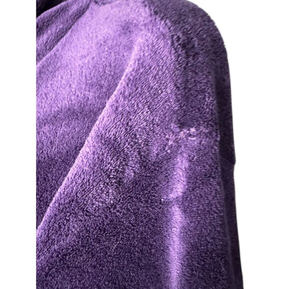 Charter Club Intimates Plush Purple Bathrobe - Picture 8 of 11